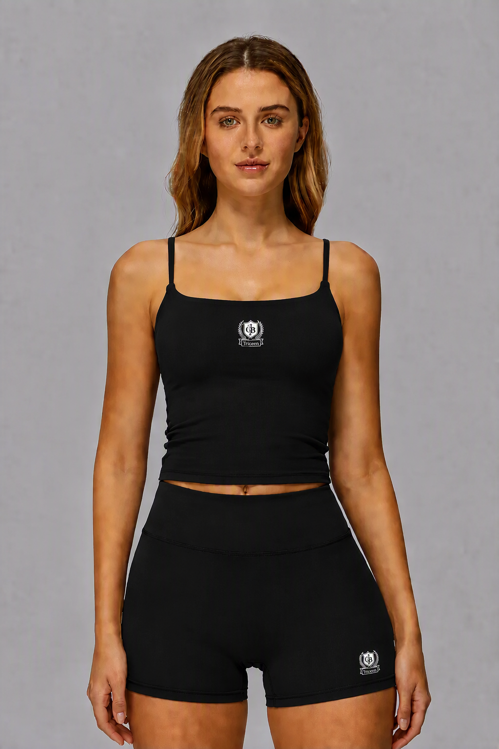 Womens Gym Vest & Shorts Set
