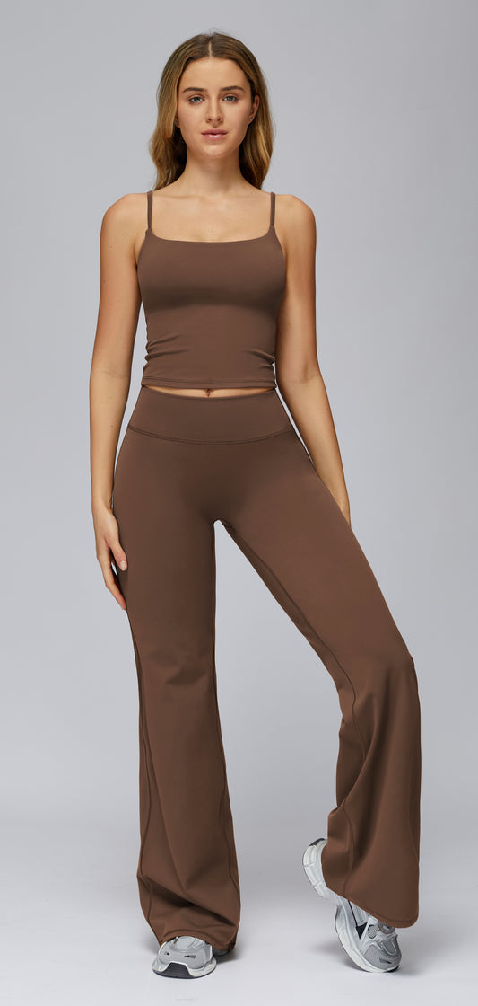 Women's Vest & Bootleg Flared Leggings Set
