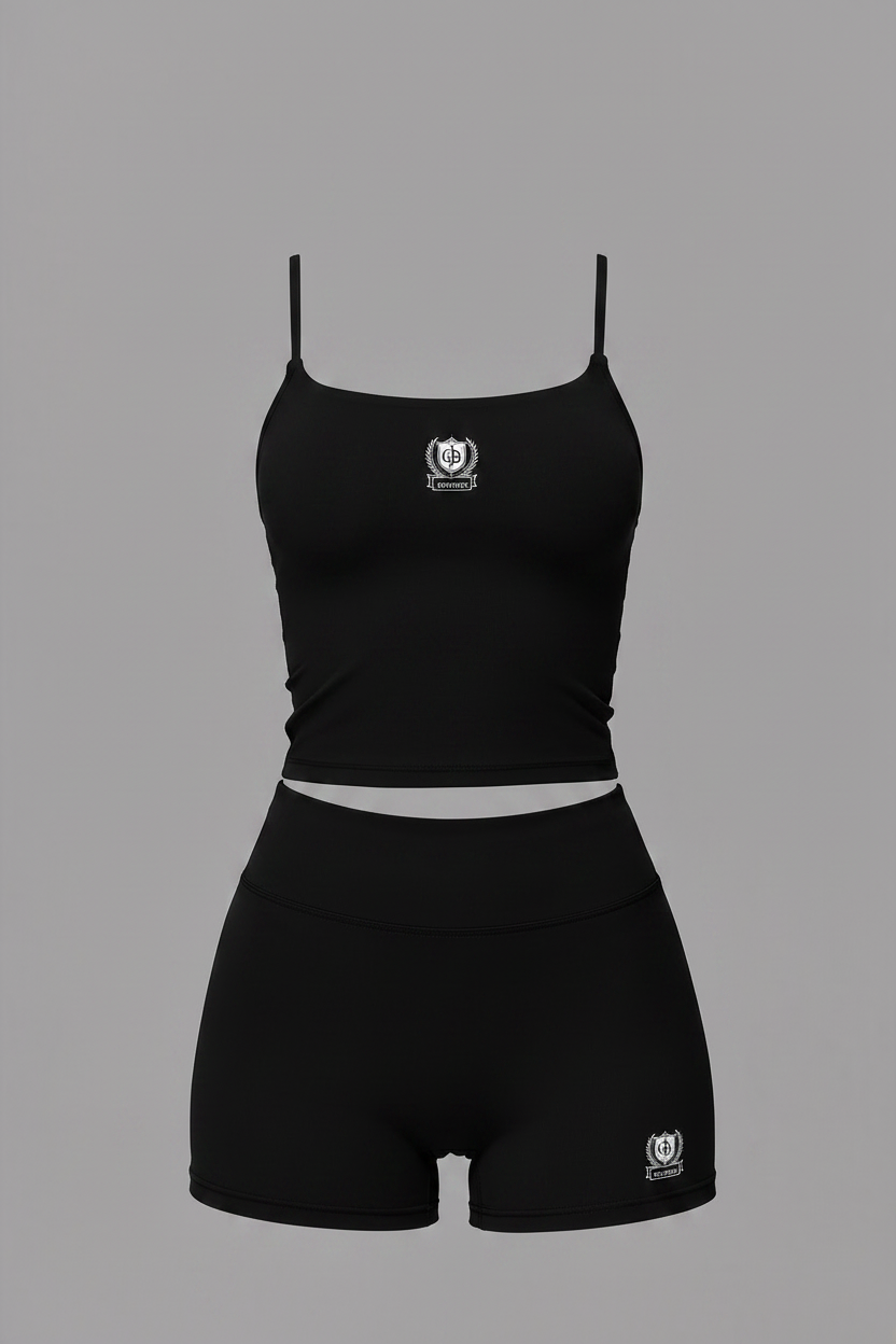 Womens Gym Vest & Shorts Set
